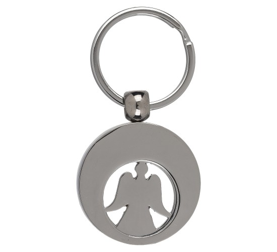 Μπρελόκ Με Κέρμα Για Τρόλεϊ Ασημί Μέταλλο 3.5cm Σε Διάφορα Σχέδια