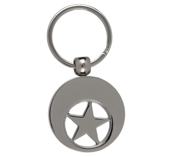 Μπρελόκ Με Κέρμα Για Τρόλεϊ Ασημί Μέταλλο 3.5cm Σε Διάφορα Σχέδια