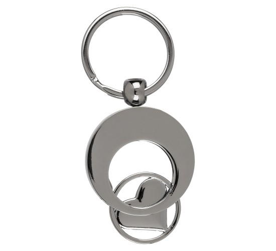 Μπρελόκ Με Κέρμα Για Τρόλεϊ Ασημί Μέταλλο 3.5cm Σε Διάφορα Σχέδια