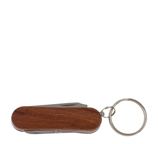 Μπρελόκ Πολυεργαλείο Σουγιάς Μέταλλο/Ξύλο 6x2x1cm