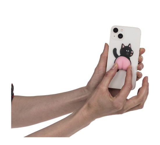 Βάση Κινητού Αυτοκόλλητος Πισινός Ζωάκι 7.5cm Σετ 2Τμχ Σε 4 Σχέδια