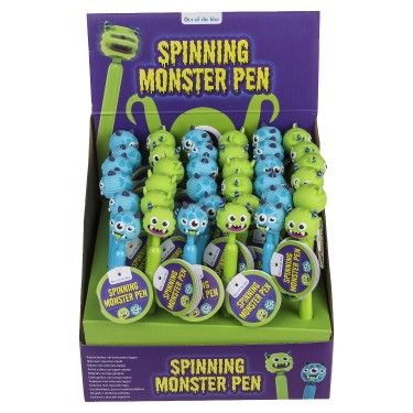 Στυλό Τερατάκι Περιστρεφόμενο Πλαστικό 16.4cm Σε 2 Σχέδια