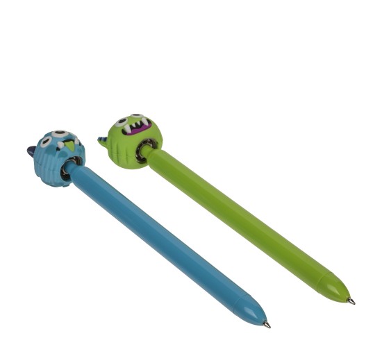 Στυλό Τερατάκι Περιστρεφόμενο Πλαστικό 16.4cm Σε 2 Σχέδια