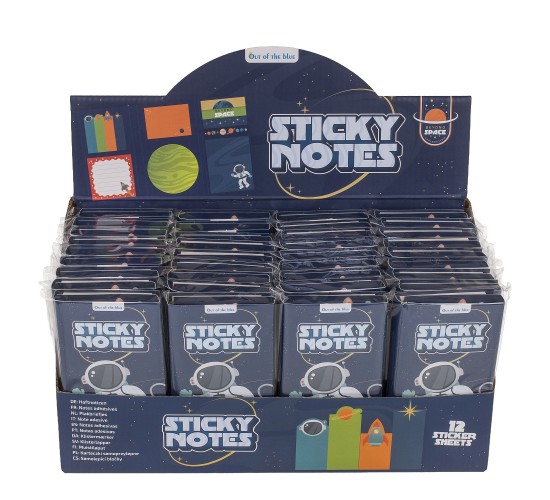 Σετ Χαρτάκια Σημειώσεων Αστροναύτης 6 Διαφορετικά Σχέδια/Μεγέθη Ανά Σετ