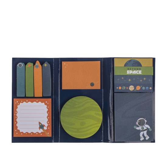 Σετ Χαρτάκια Σημειώσεων Αστροναύτης 6 Διαφορετικά Σχέδια/Μεγέθη Ανά Σετ
