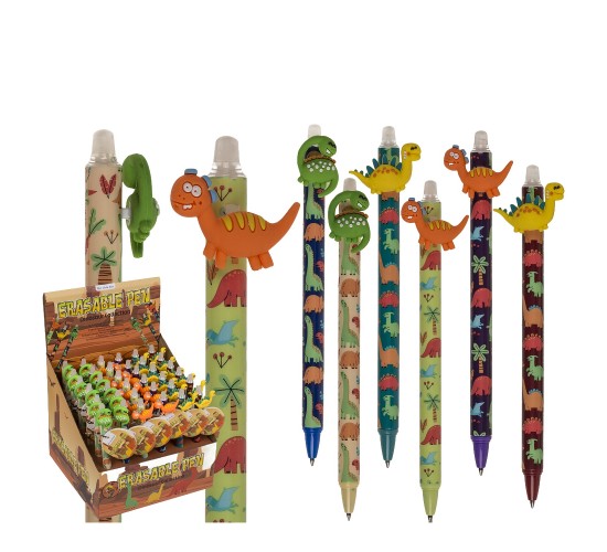 Στυλό Που Σβήνει Δεινοσαυράκι 14.5cm Σε 6 Σχέδια