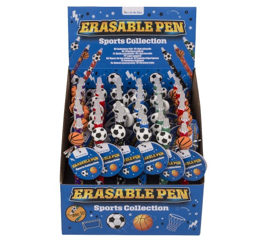 Στυλό Που Σβήνει Ποδόσφαιρο/Μπάσκετ 14.5cm Σε 6 Σχέδια
