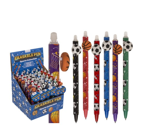 Στυλό Που Σβήνει Ποδόσφαιρο/Μπάσκετ 14.5cm Σε 6 Σχέδια
