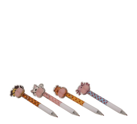 Στυλό Με Πισινό Ζωάκι 14cm Σε 4 Σχέδια