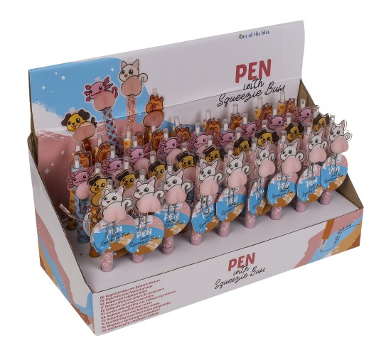 Στυλό Με Πισινό Ζωάκι 14cm Σε 4 Σχέδια