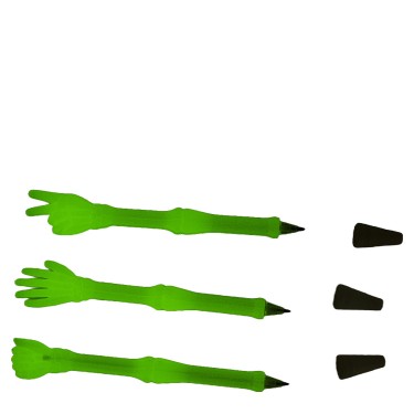 Στυλό Χέρι Σκελετού Ευλύγιστο Φωσφοριζέ 13.5cm Σε 3 Σχέδια