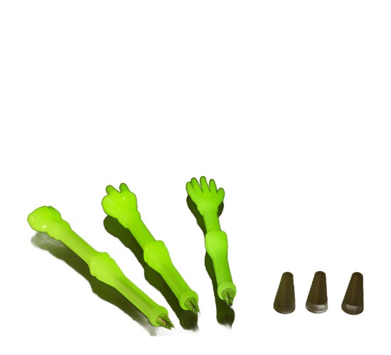 Στυλό Χέρι Σκελετού Ευλύγιστο Φωσφοριζέ 13.5cm Σε 3 Σχέδια