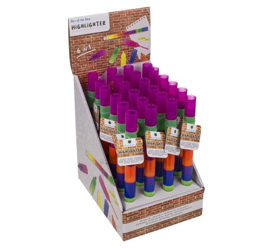 Μαρκαδόρος Υπογραμμίσεως 6 Σε 1 Πλαστικό 21cm