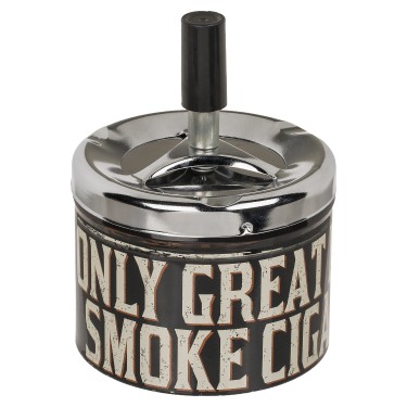 Σταχτοδοχείο Μέταλλο 10cm Σε 4 Σχέδια