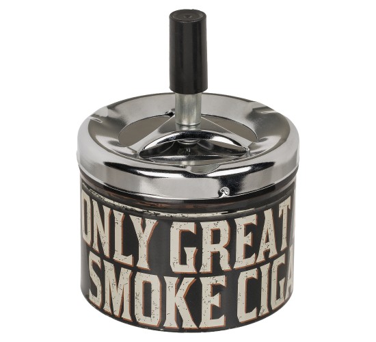 Σταχτοδοχείο Μέταλλο 10cm Σε 4 Σχέδια