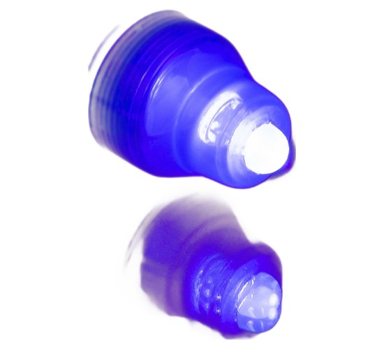 Στυλό Με Αόρατο Μελάνι Και Φακό UV Μοβ Πλαστικό