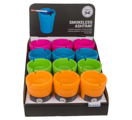 Σταχτοδοχείο Πλαστικό 10x8cm Σε 4 Χρώματα