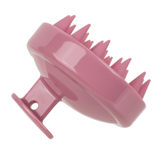 Βούρτσα Μασάζ Κεφαλιού Πλαστικό/Σιλικόνη 7x7x5.5cm Σε 3 Χρώματα