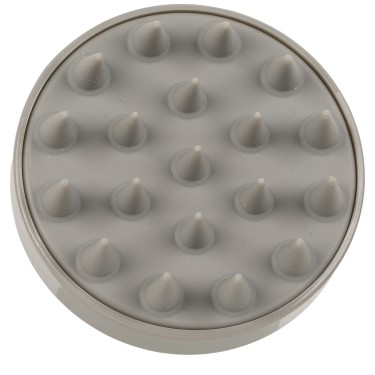 Βούρτσα Μασάζ Κεφαλιού Πλαστικό/Σιλικόνη 7x7x5.5cm Σε 3 Χρώματα