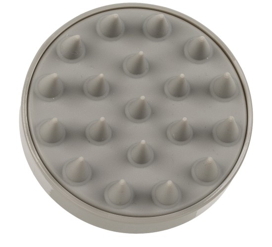 Βούρτσα Μασάζ Κεφαλιού Πλαστικό/Σιλικόνη 7x7x5.5cm Σε 3 Χρώματα