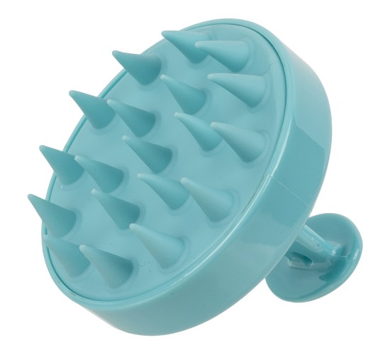 Βούρτσα Μασάζ Κεφαλιού Πλαστικό/Σιλικόνη 7x7x5.5cm Σε 3 Χρώματα