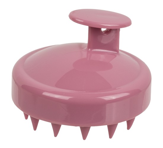 Βούρτσα Μασάζ Κεφαλιού Πλαστικό/Σιλικόνη 7x7x5.5cm Σε 3 Χρώματα