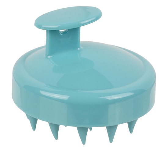 Βούρτσα Μασάζ Κεφαλιού Πλαστικό/Σιλικόνη 7x7x5.5cm Σε 3 Χρώματα