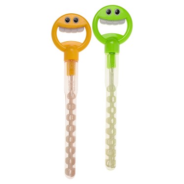 Παιχνίδι Σαπουνόφουσκες Αστείο Πρόσωπο 180ml 44cm Πλαστικό Σε 4 Χρώματα