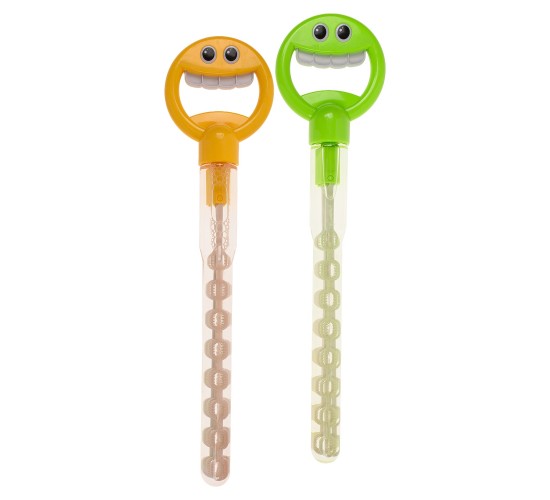 Παιχνίδι Σαπουνόφουσκες Αστείο Πρόσωπο 180ml 44cm Πλαστικό Σε 4 Χρώματα