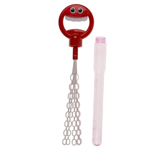 Παιχνίδι Σαπουνόφουσκες Αστείο Πρόσωπο 180ml 44cm Πλαστικό Σε 4 Χρώματα