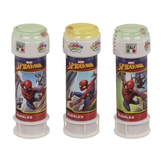 Παιχνίδι Σαπουνόφουσκες Spiderman Με Παζλ Στο Καπάκι 60ml Πλαστικό