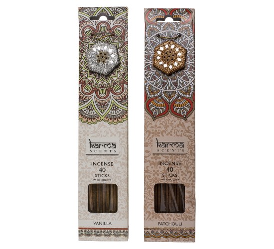 Αρωματικό Χώρου Karma Με Ξύλινα Sticks Και Διακοσμητικό 40Τμχ Σε 6 Αρώματα