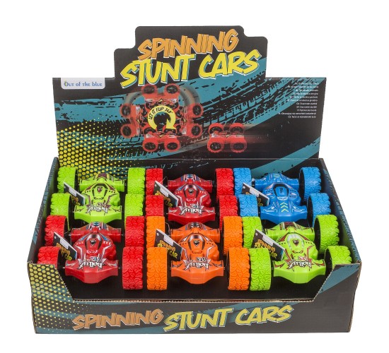 Παιχνίδι Αυτοκίνητο Stunt Car Που Περιστρέφεται Πλαστικό 11.5cm Σε 4 Χρώματα