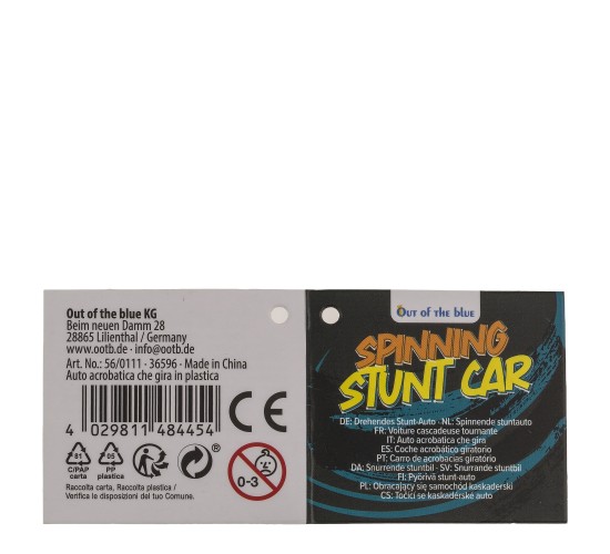 Παιχνίδι Αυτοκίνητο Stunt Car Που Περιστρέφεται Πλαστικό 11.5cm Σε 4 Χρώματα