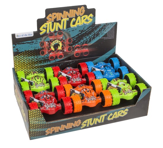 Παιχνίδι Αυτοκίνητο Stunt Car Που Περιστρέφεται Πλαστικό 11.5cm Σε 4 Χρώματα
