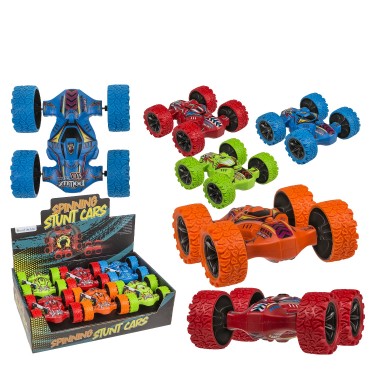 Παιχνίδι Αυτοκίνητο Stunt Car Που Περιστρέφεται Πλαστικό 11.5cm Σε 4 Χρώματα