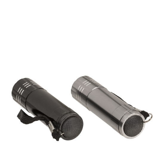 Φακός COB-LED Μπαταρίας Αλουμίνιο 8.5cm Σε 4 Χρώματα