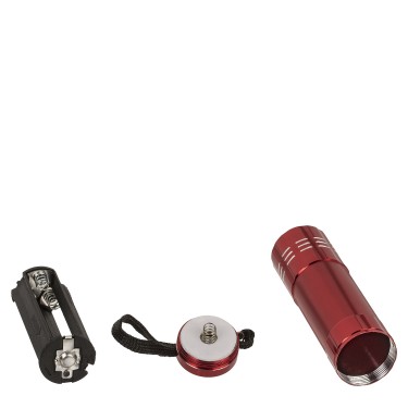 Φακός COB-LED Μπαταρίας Αλουμίνιο 8.5cm Σε 4 Χρώματα