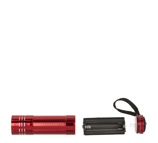 Φακός COB-LED Μπαταρίας Αλουμίνιο 8.5cm Σε 4 Χρώματα