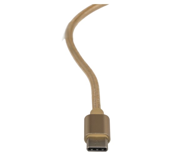 Καλώδιο USB Δεδομένων iPhone/USB-C/Micro USB 1m Σε 4 Χρώματα