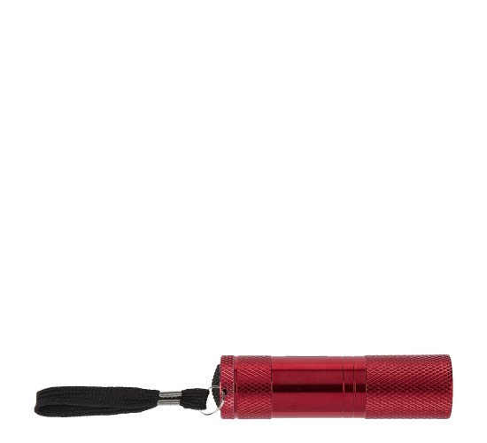 Φακός Με 9 LED Μπαταρίας Μέταλλο 8.5cm Σε 4 Χρώματα