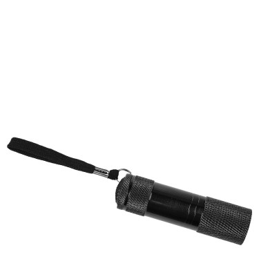 Φακός Με 9 LED Μπαταρίας Μέταλλο 8.5cm Σε 4 Χρώματα