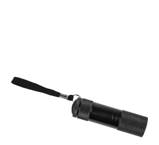 Φακός Με 9 LED Μπαταρίας Μέταλλο 8.5cm Σε 4 Χρώματα