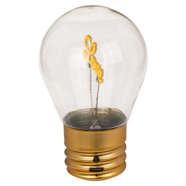 Φωτιστικό Επιτραπέζιο LED Λάμπα Πυρακτώσεως Με Κείμενο ‘Love’ Επαναφορτιζόμενο 12x7cm