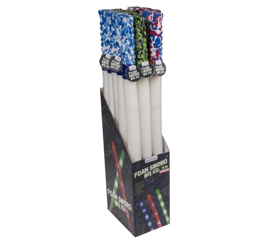 Παιχνίδι Σπαθί Αφρού Με LED 2 Επιλογές Φωτισμού 66.5cm Σε 3 Χρώματα