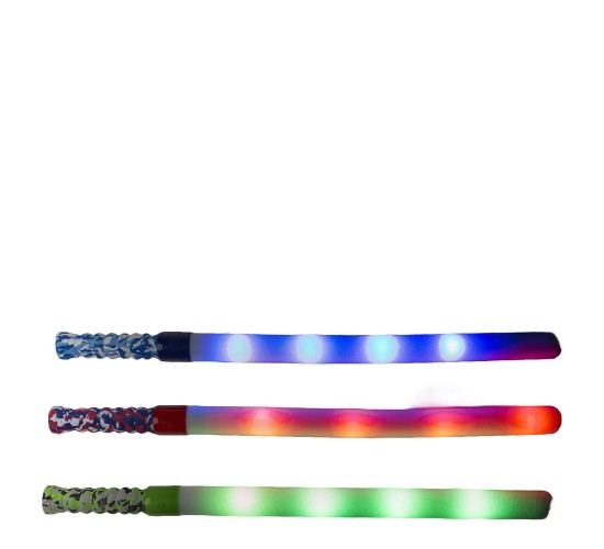 Παιχνίδι Σπαθί Αφρού Με LED 2 Επιλογές Φωτισμού 66.5cm Σε 3 Χρώματα