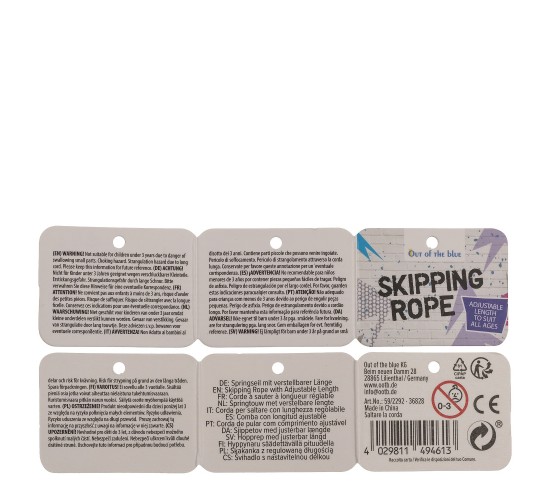 Παιχνίδι Σχοινάκι 275cm Σε 3 Χρώματα