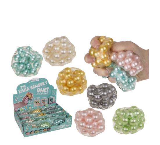 Μπαλίτσα Αντιστρές Και Κολλητική Τοίχου 7x6.5x4cm Σε 6 Χρώματα