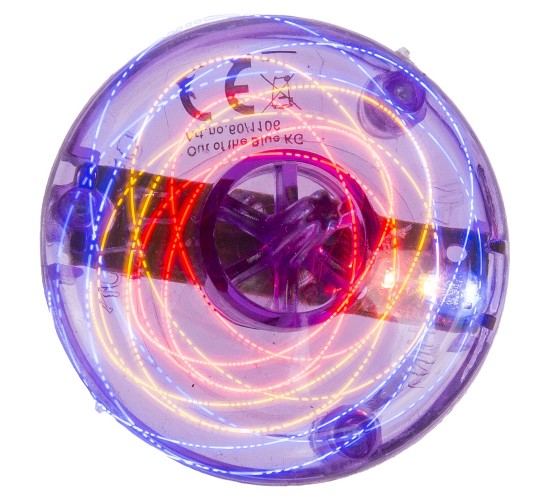 Παιχνίδι Σβούρα Με LED Πλαστικό 4.5cm Σε 6 Χρώματα