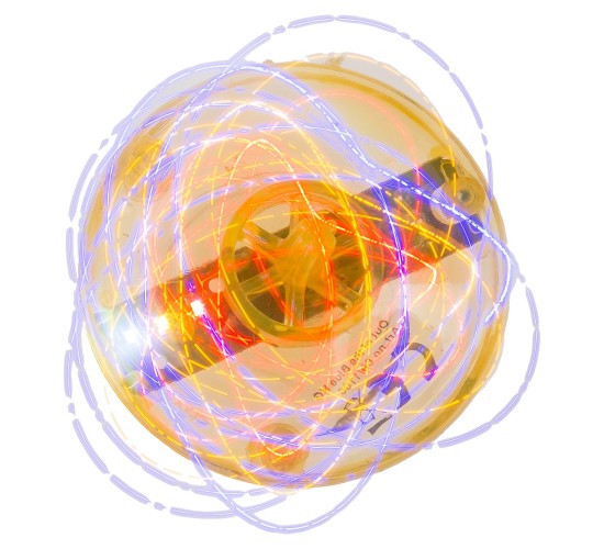 Παιχνίδι Σβούρα Με LED Πλαστικό 4.5cm Σε 6 Χρώματα